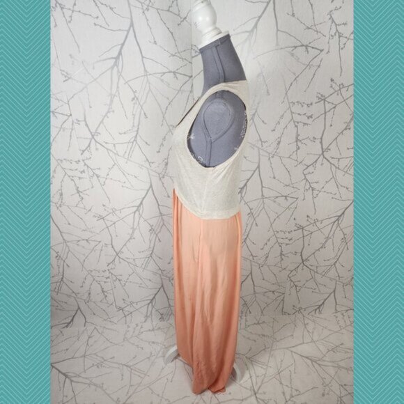 Funktional Colorblock Popover Flowy High Low Dress - Picture 2 of 4